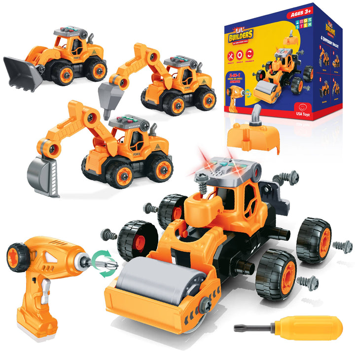 Lil' Builders RC Take Apart Toys - Construction