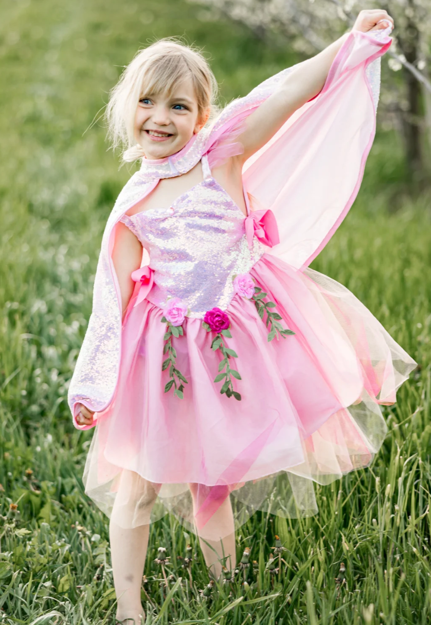 Pink Sequins Fairy Tunic