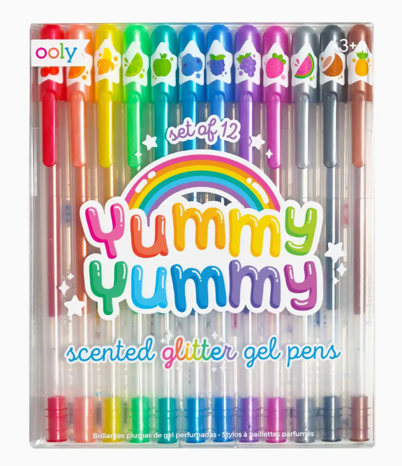 Yummy Yummy Scented Colored Glitter Gel Pens