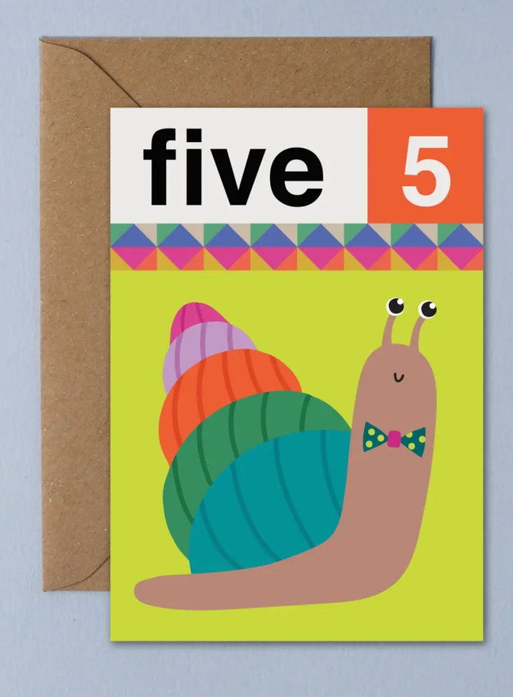 Children's Number Birthday Card