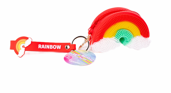 Fidget Rainbow Coin Purse and Keychain