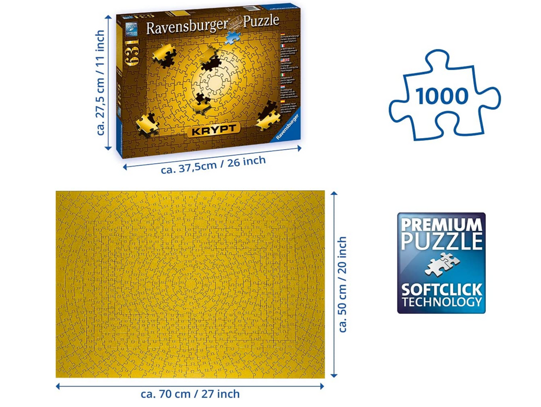 Krypt Gold 631 Piece Puzzle